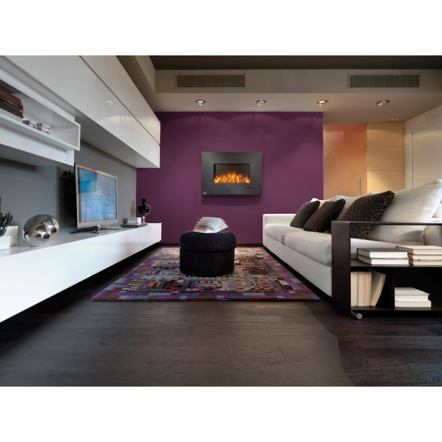 Napoleon Slimline 32 Inch Wall Mount Electric Fireplace Efl32h Bbqguys