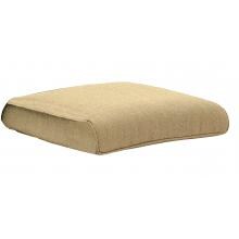 Sunbrella Linen Sesame Medium Outdoor Replacement Ottoman Cushion W/ Piping By UltimatePatio.com image