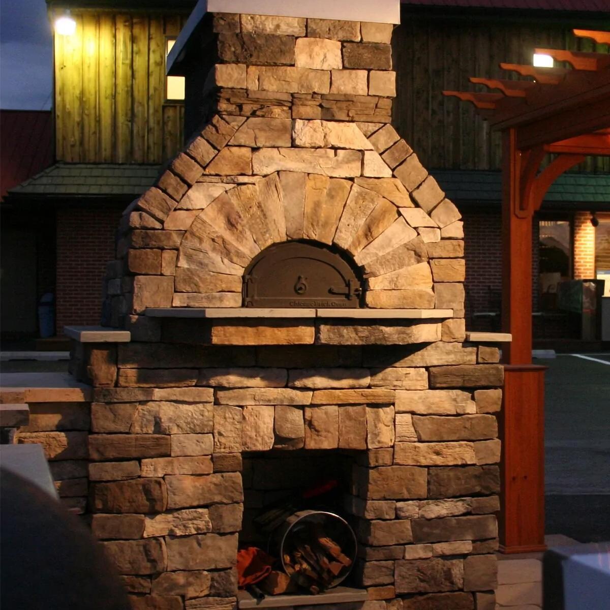 Chicago Brick Oven CBO-O-KIT-750 Built-In Wood Fired Residential Outdoor Pizza Oven DIY Kit thumbnail