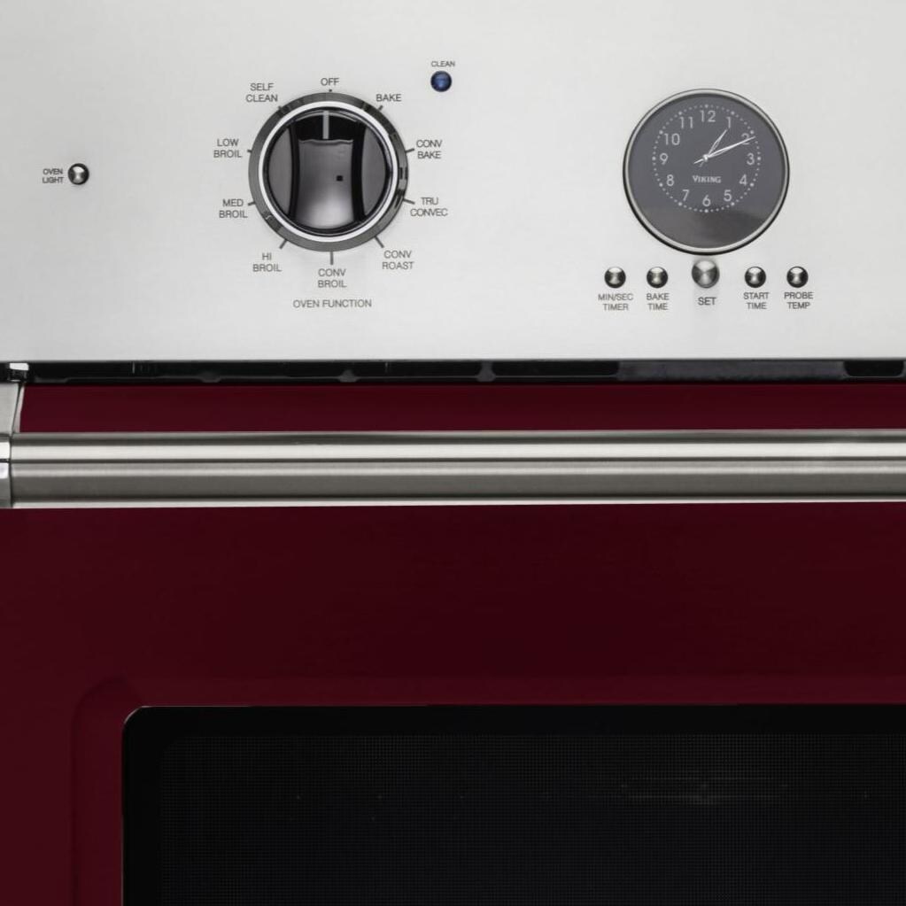 Viking Professional 5 Series Premiere 27-Inch Convection Electric Oven - Close-up of Controls thumbnail