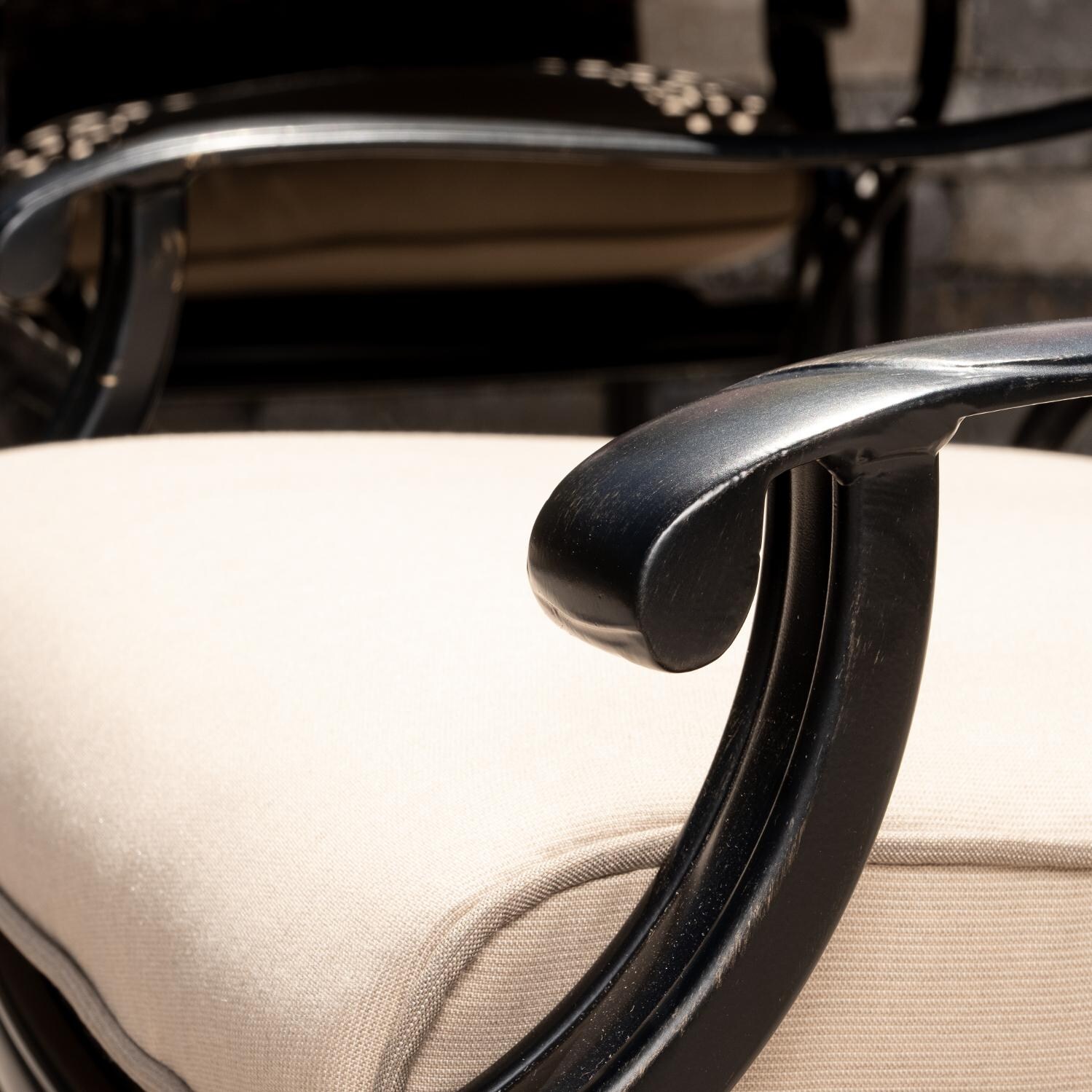 Carondelet Wicker Patio Dining Chair - Side Detail - 1026W01ORB thumbnail