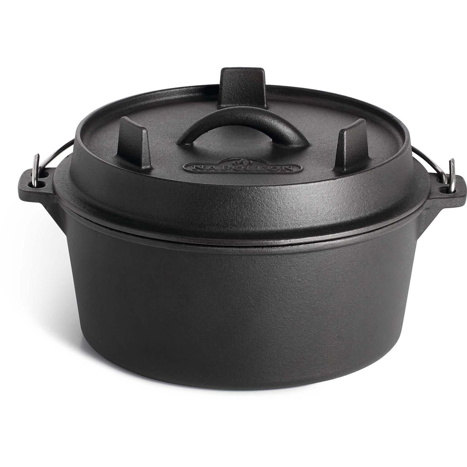 Napoleon 56062 Cast Iron Dutch Oven 4.5 QT - White Background thumbnail