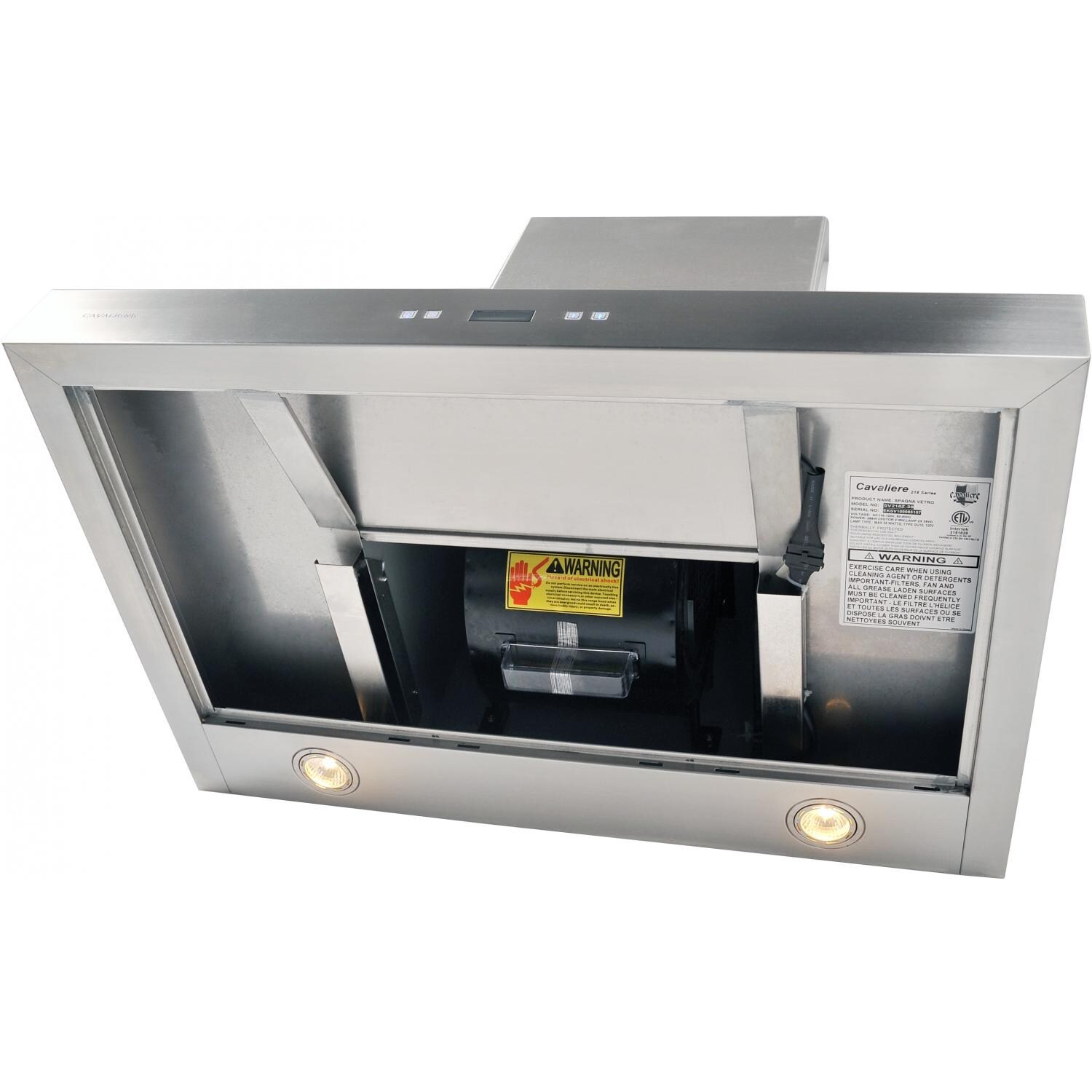 Cavaliere 30-Inch 900 CFM Wall Mounted Range Hood - Dual Chamber Motor thumbnail