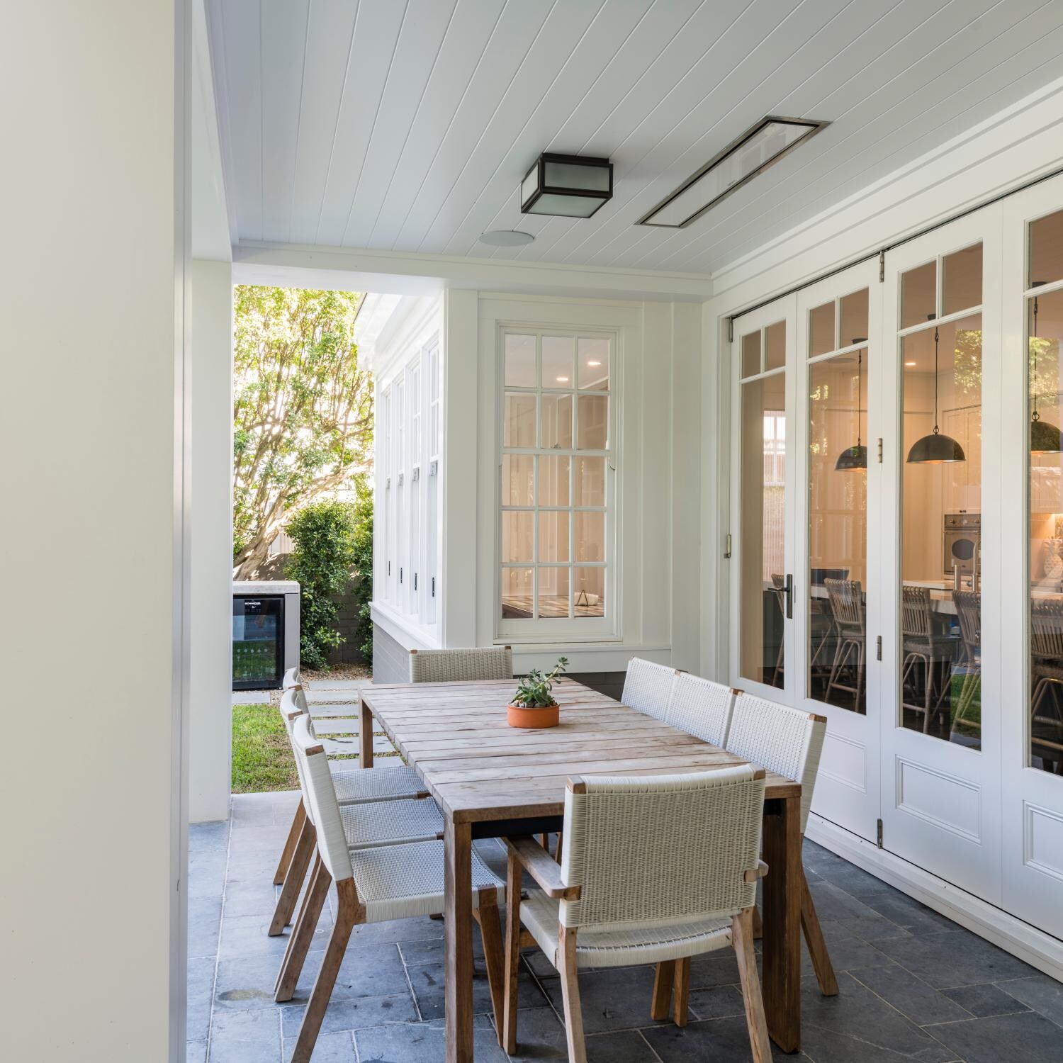 Bromic BH3622005 53-Inch 4500W Dual Element 208V White Electric Infrared Heater - Outdoor Patio thumbnail