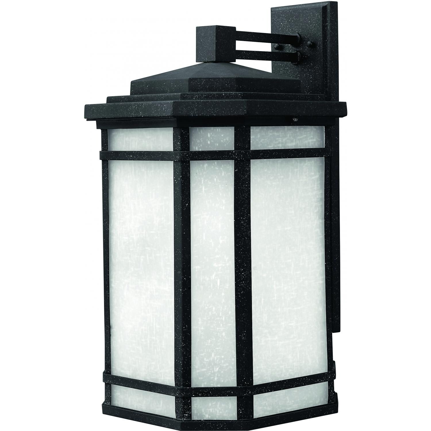 Hinkley Lighting Cherry Creek One Light 21-Inch LED Outdoor Wall Light - Vintage Black - 1275VK-LED