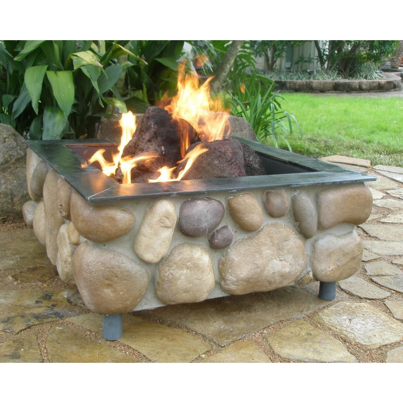 FireScapes The Colorado Square Natural Gas Fire Pit ... FireScapes The Colorado Square Natural Gas Fire Pit ... on Natural Gas Fire Pit id=54395