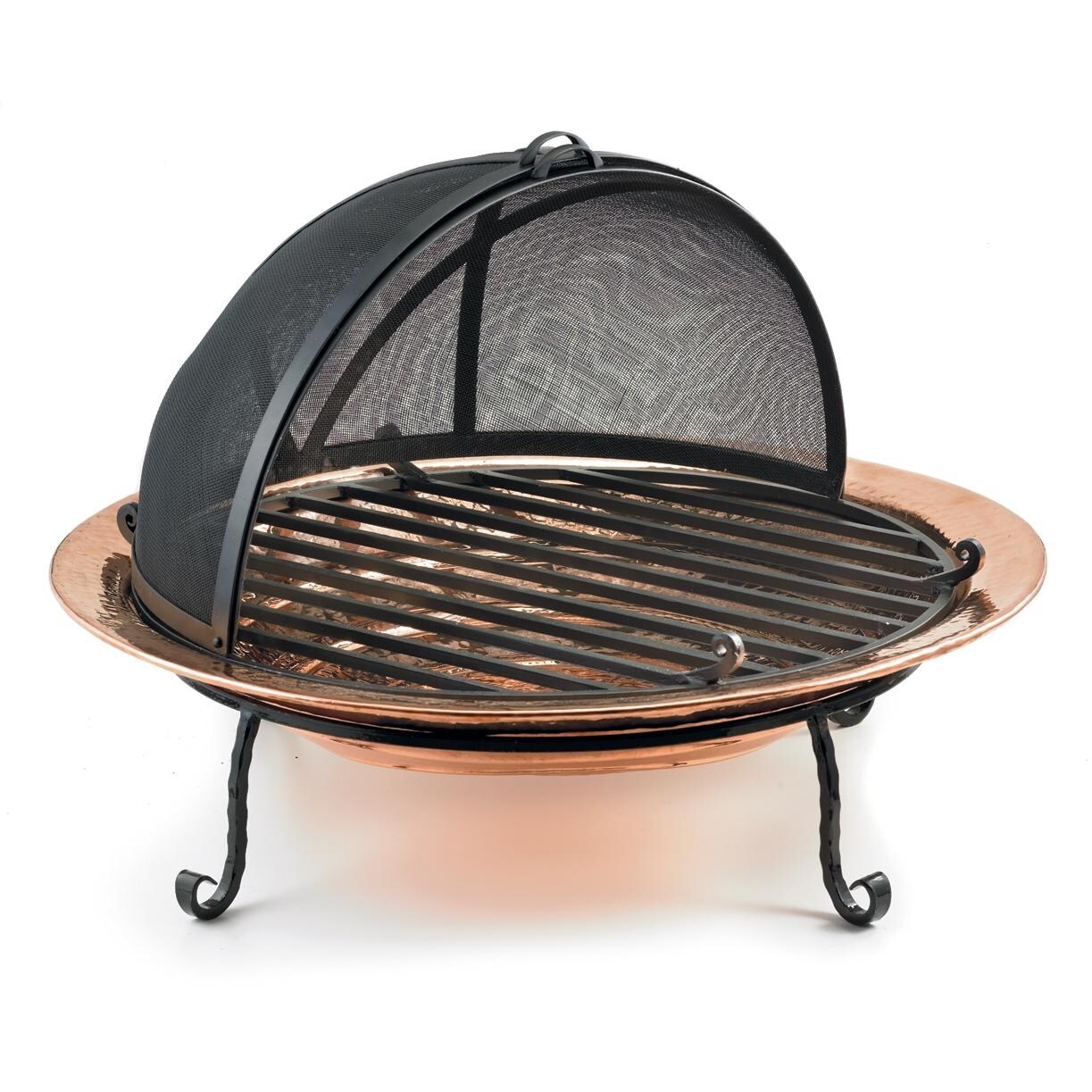 Good Directions 36-Inch Copper Wood Burning Fire Pit (Shown With Spark Screen - Not Included) thumbnail