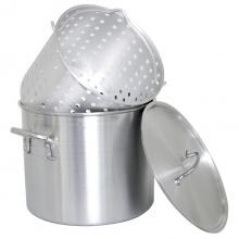 Cajun Classic 24-Quart Aluminum Stock Pot With Basket And Lid - GL10171 image