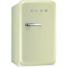 Smeg 1.5 Cu. Ft. Right Hinge Retro Style Compact Refrigerator - Cream - FAB5URP image