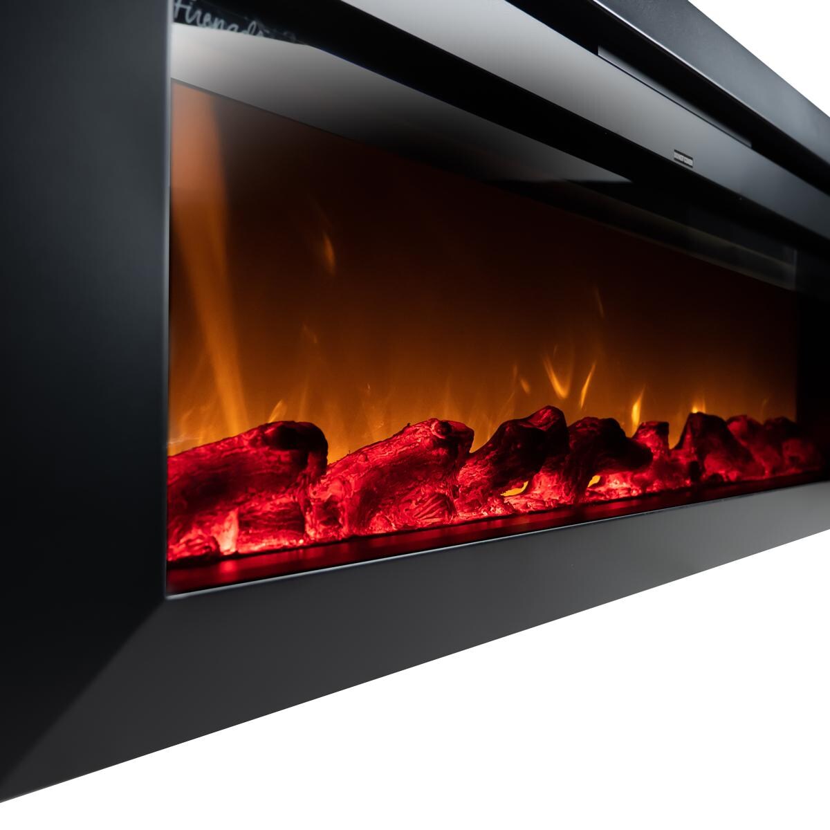 Firenado 50-Inch Built-In Electric Fireplace - FN-50-BIF - Long Fire Display thumbnail