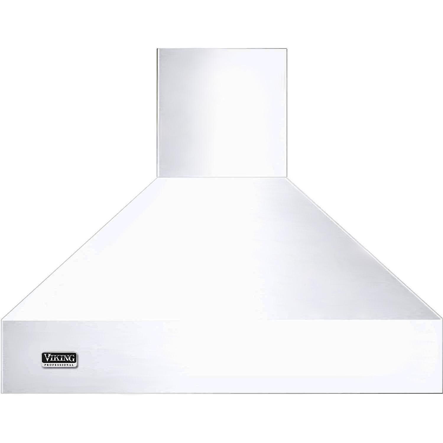Viking Professional 5 Series 48-Inch Chimney Wall Vent Hood - White - Blower Not Included - VCWH54848WH
