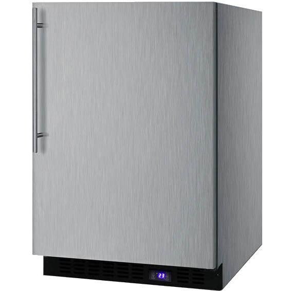 Summit 4.72 Cu Ft. Built-In / Freestanding Commercial Rated Freezer - SCFF53BXCSSHV - Angle View thumbnail