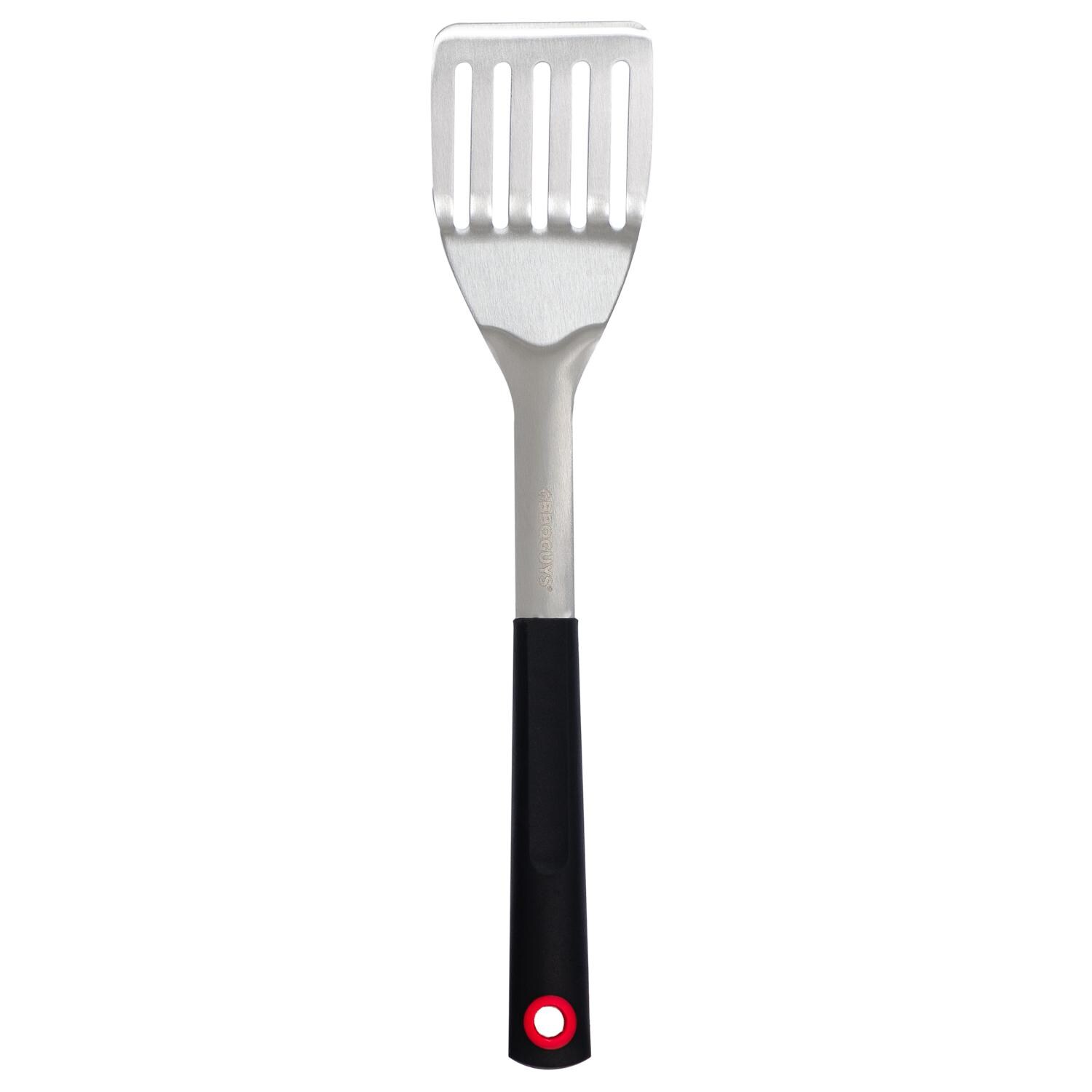 BBQGuys Signature BBQ-3PC-TS 3-Piece Stainless Steel W/ Molded Handles Tool Set - Spatula thumbnail