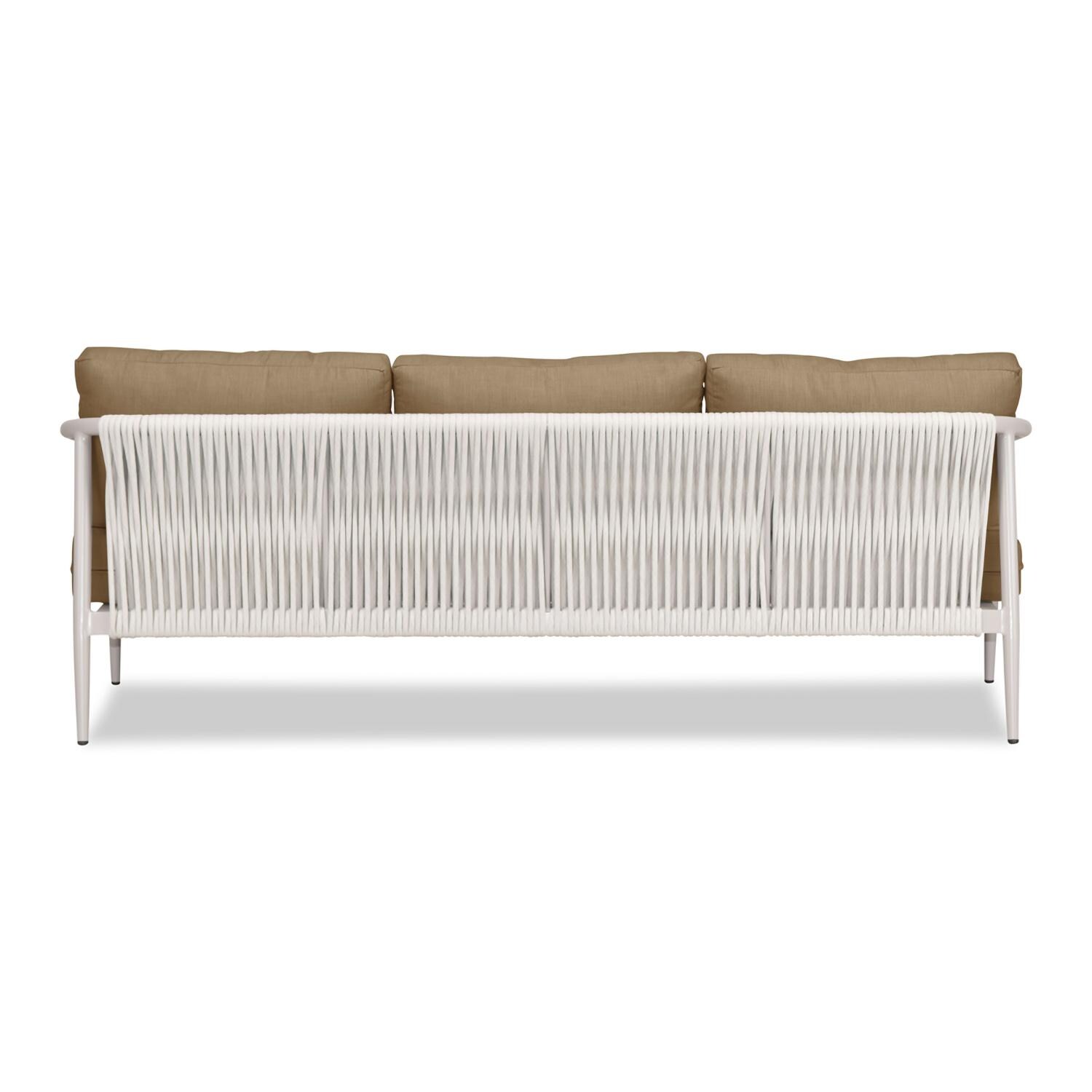 Lakeview Midnight Cove 3 Person Aluminum Sofa in Urban Stone/Carrera/Heather Beige - Back - White Background thumbnail