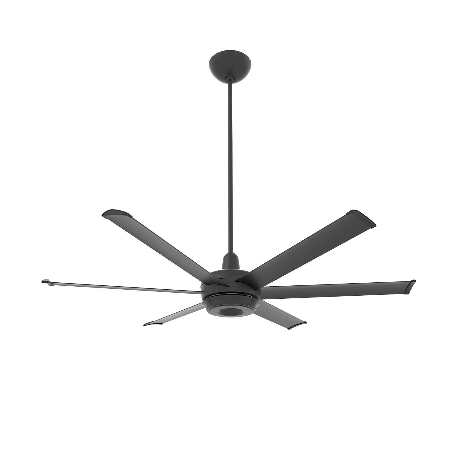 Big Ass Fans MK-ES62-052306A786I32S2 60-Inch es6 Ceiling Fan Kit Universal Mount W/ 32-Inch Ext Tube & LED Black thumbnail