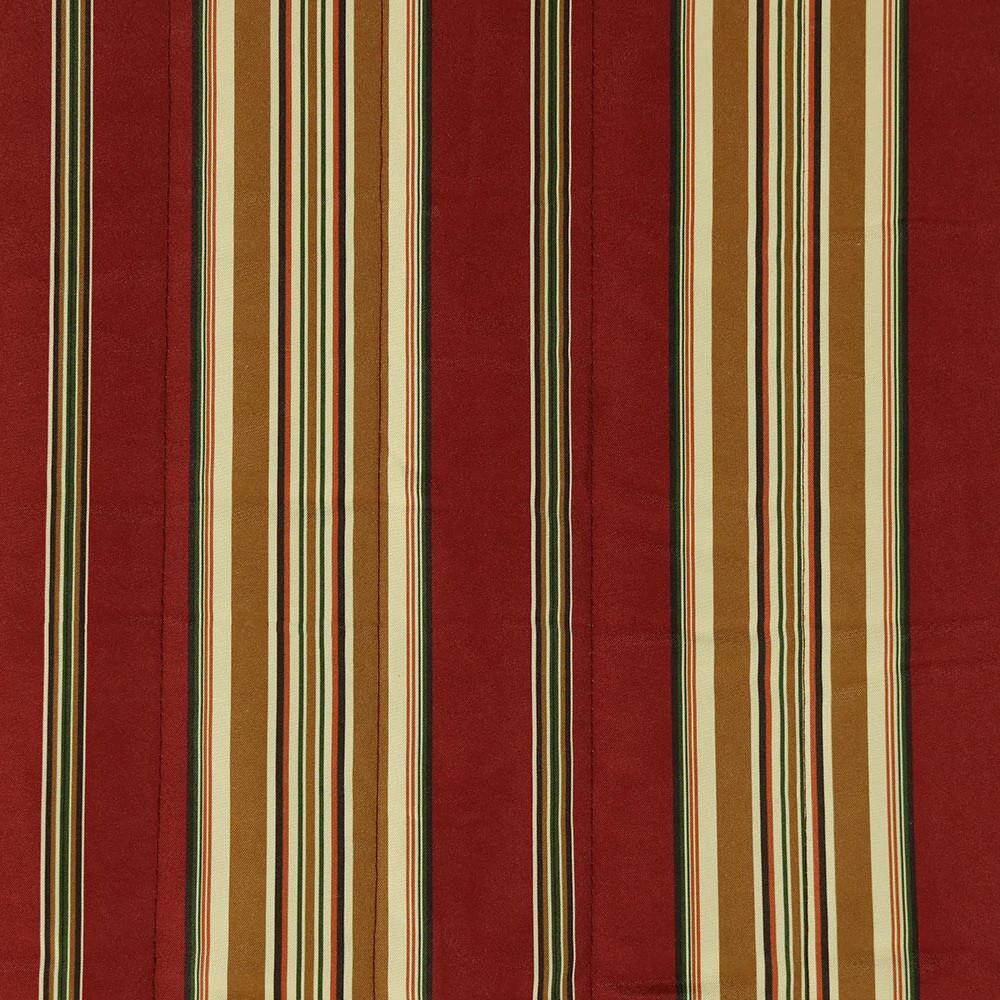 Ultimate Patio Quilted Double Hammock w/ Pillow & Stand - Red Stripe - Swatch thumbnail