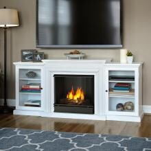 Real Flame 7740E-W Frederick 72-Inch Electric Fireplace Entertainment Center - White