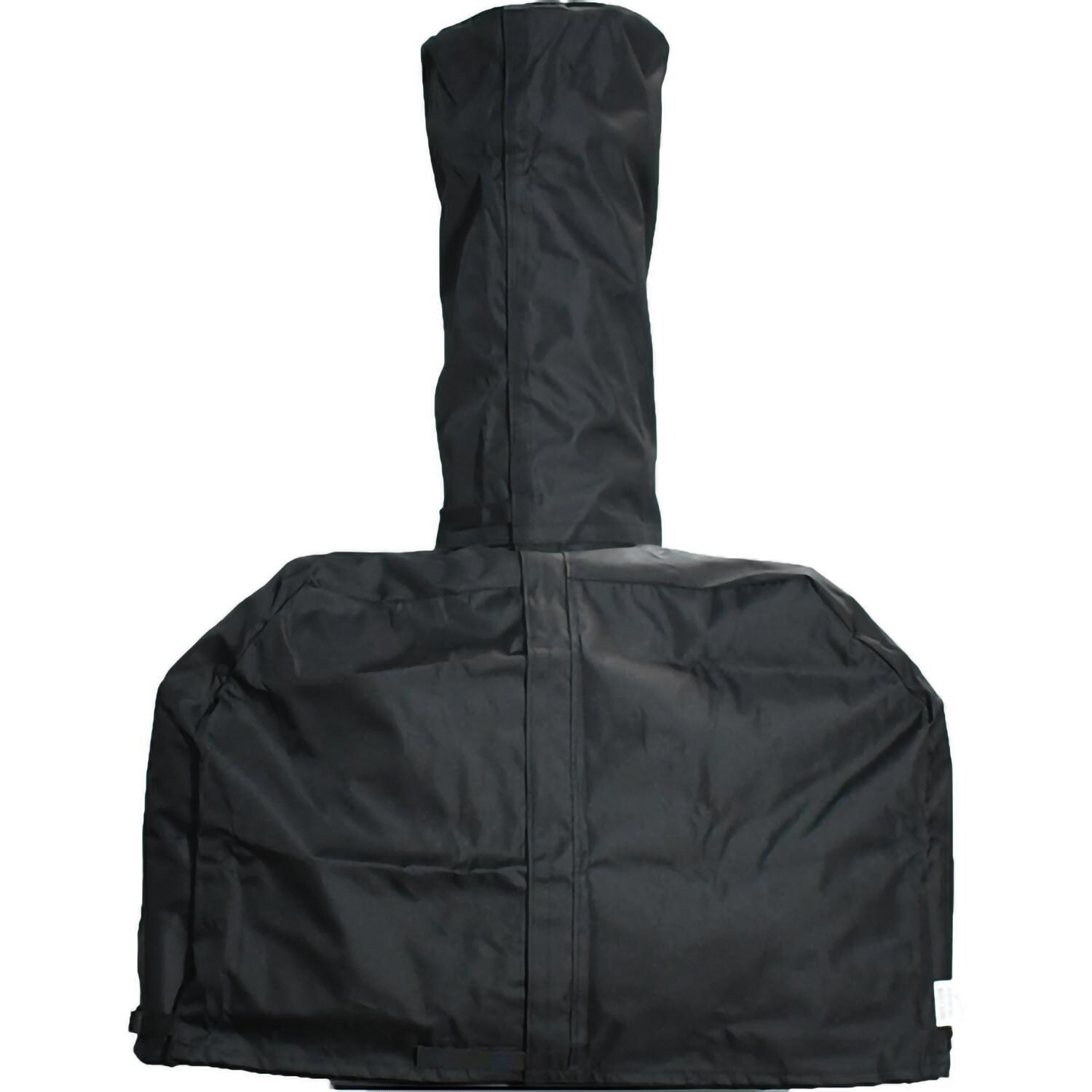 Chicago Brick Oven CBO-750 Countertop Wood Fired Pizza Oven w/ Cover - Silver - Cover - White Background thumbnail