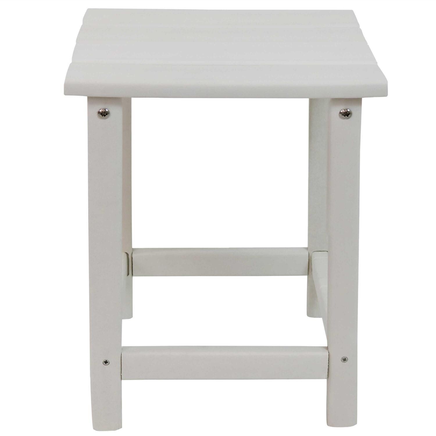 Ultimate Patio All-Weather Outdoor Side Table - Side View thumbnail