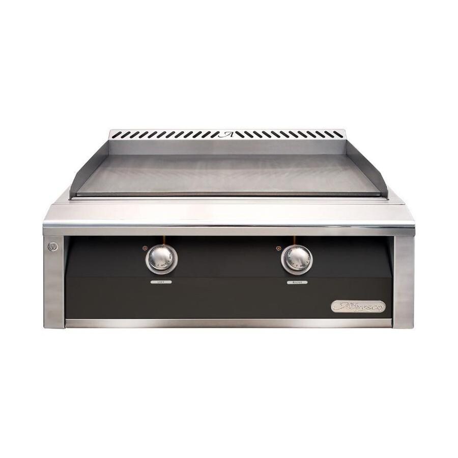 Alfresco 30-Inch Propane Griddle in Jet Black Matte - AXE-30GT-LP-SM9005