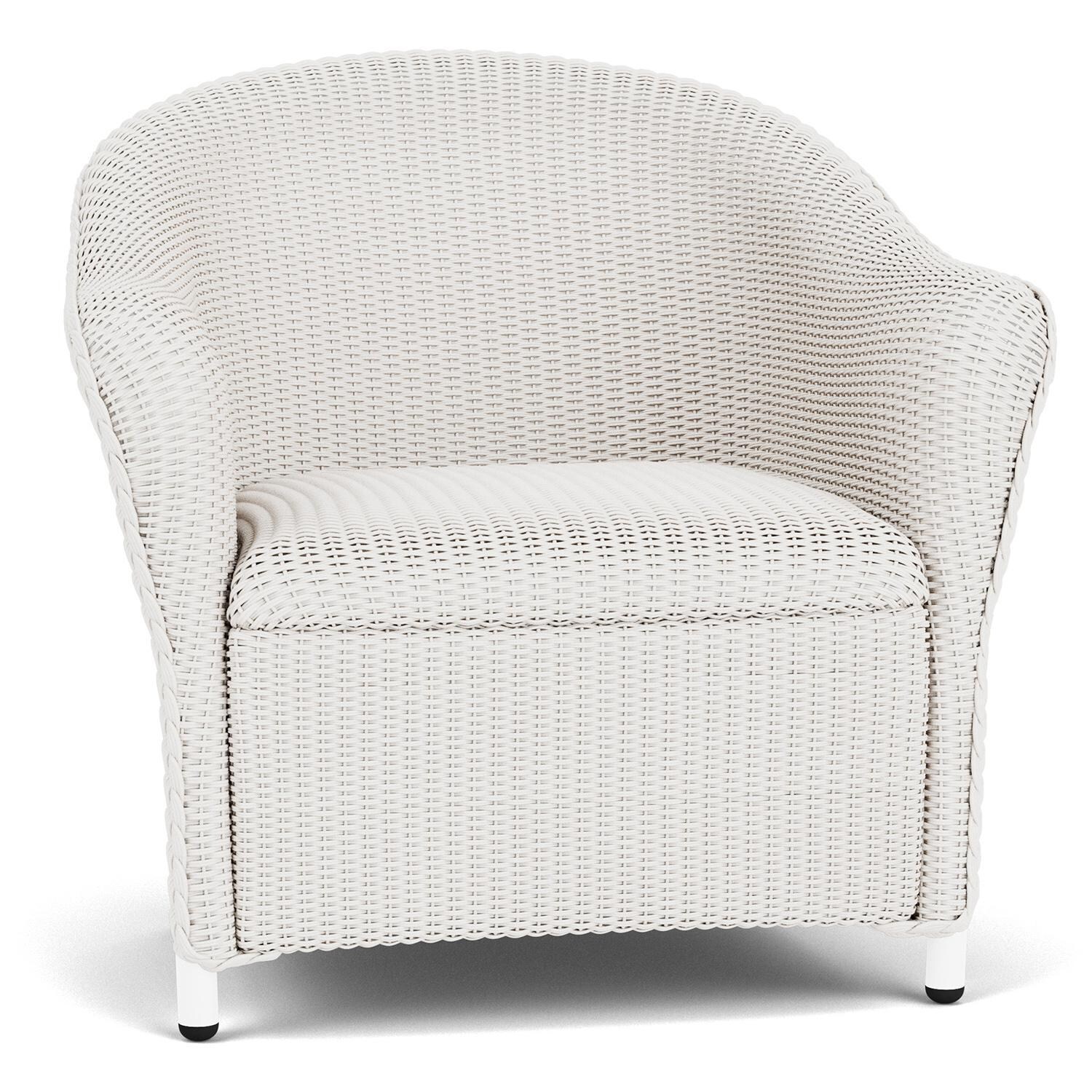 Lloyd Flanders Reflections 3-Piece Seating Set W/ Lounge Chairs in White Finish - Lounge Chair Angled thumbnail