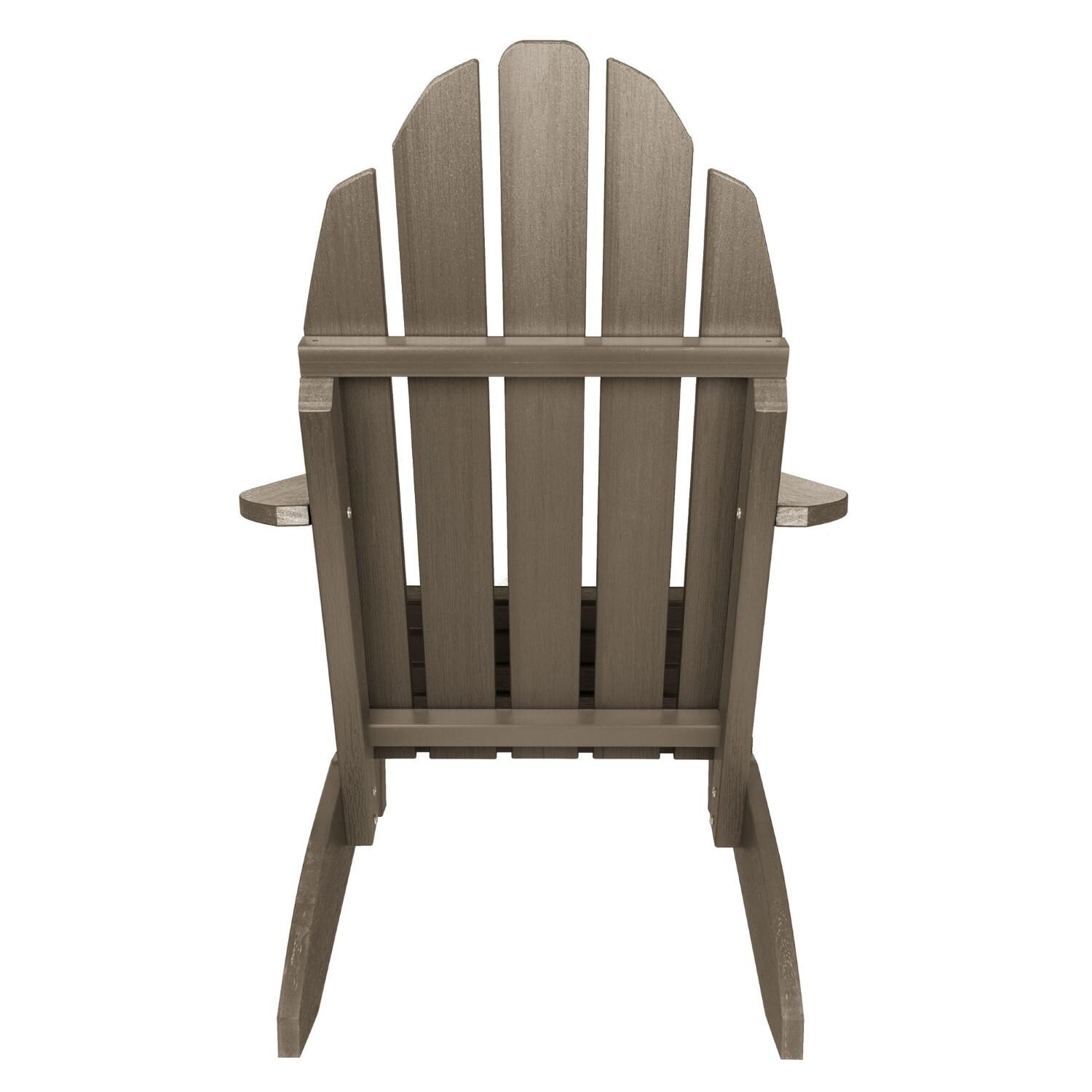 Lakeview Paradise Key Adirondack Chair - Woodland Brown - Back thumbnail