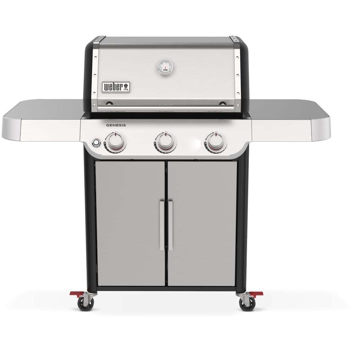 Weber 1500568 GENESIS S-315 Propane Gas Grill in Stainless Steel - Display - White Background thumbnail