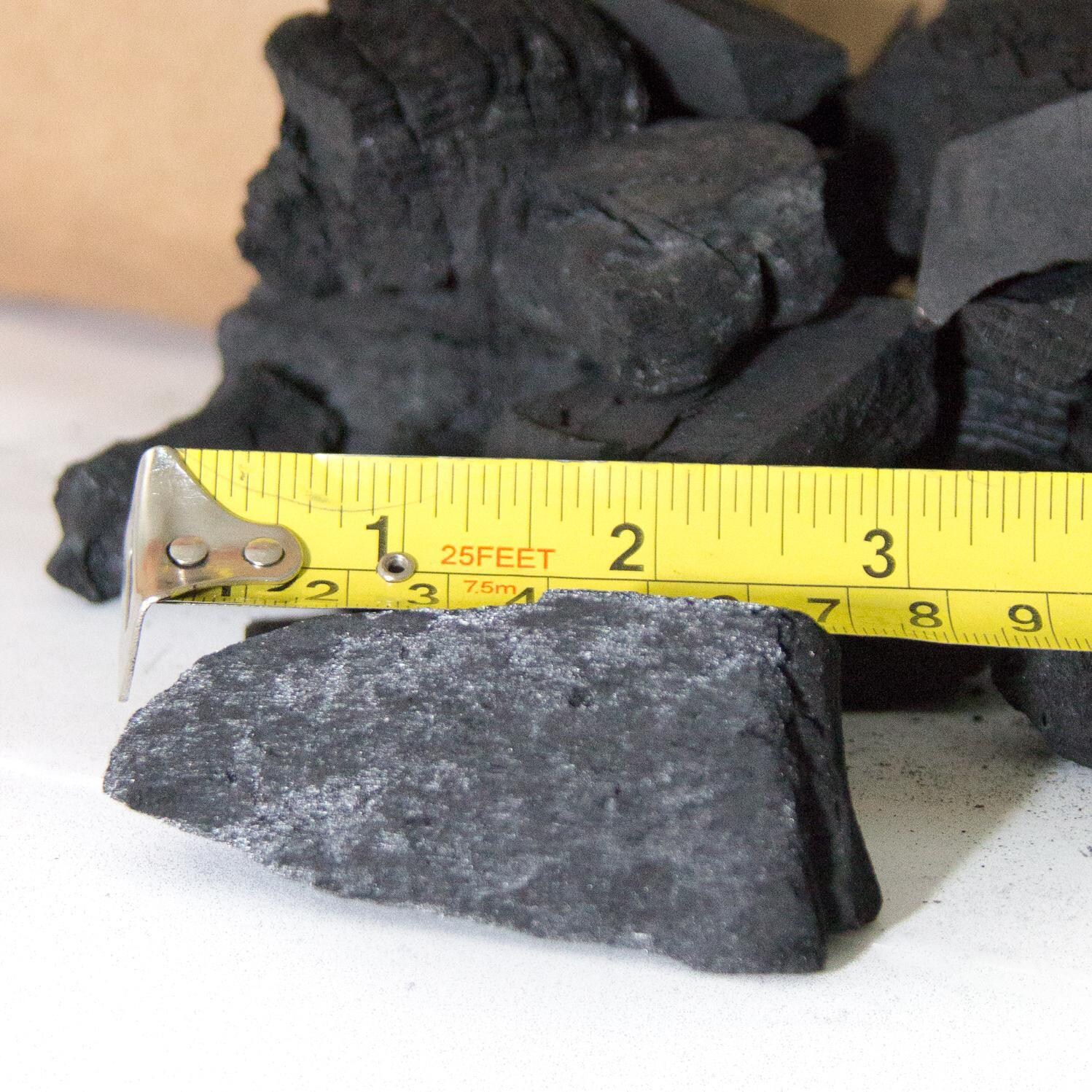 Mali's Gourmet Natural Lump Charcoal - Actual Size thumbnail