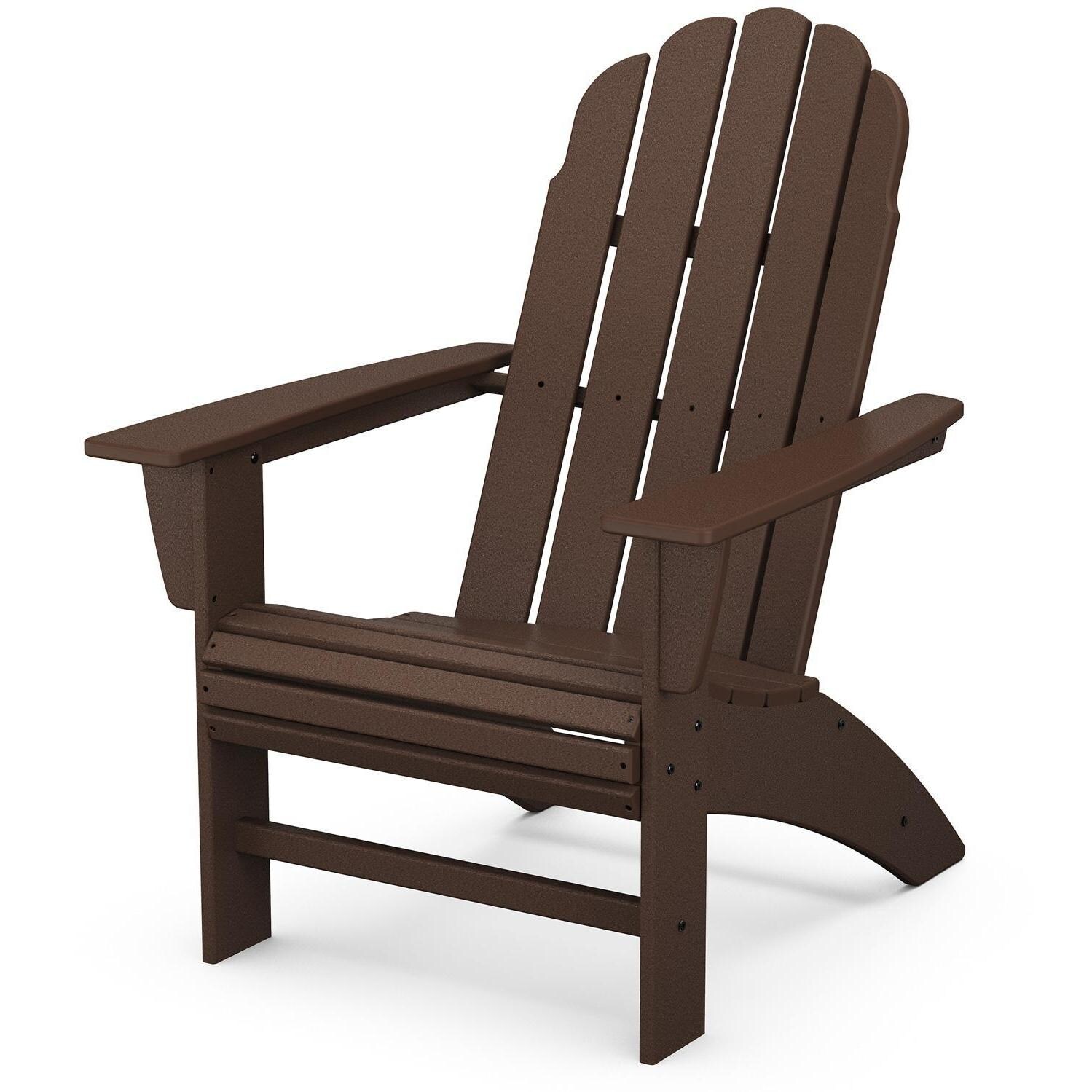 POLYWOOD Vineyard Curveback Adirondack Chair - Mahogany thumbnail