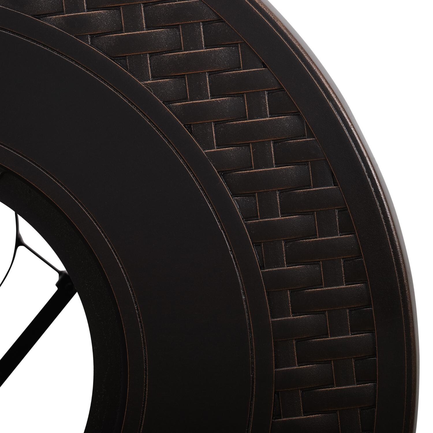 Ultimate Patio 63686 Welcome View 34-Inch Round Aluminum Propane Gas Fire Pit - Detail 2 thumbnail