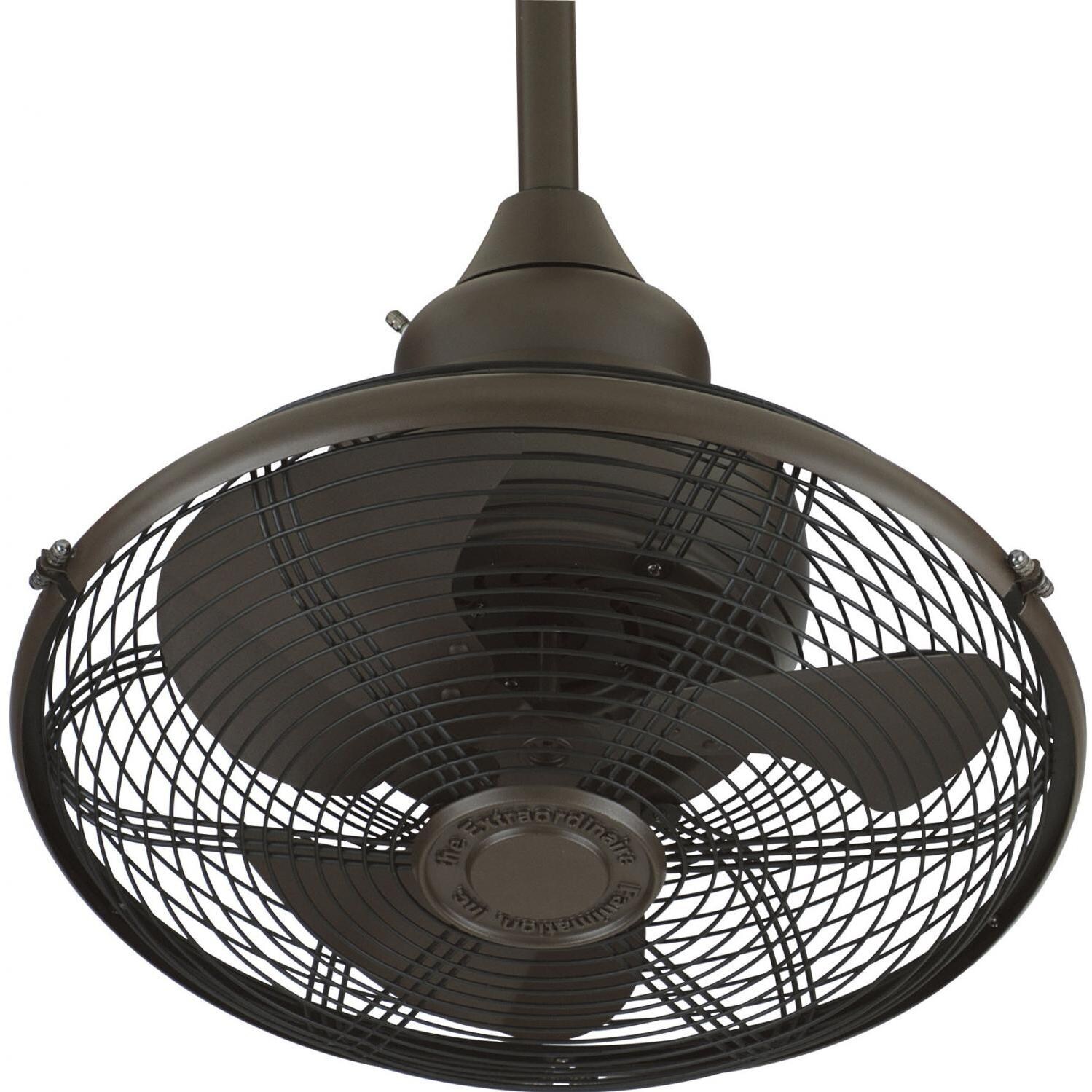 Fanimation Extraordinaire 18-Inch Outdoor Ceiling Fan - Oil-Rubbed Bronze