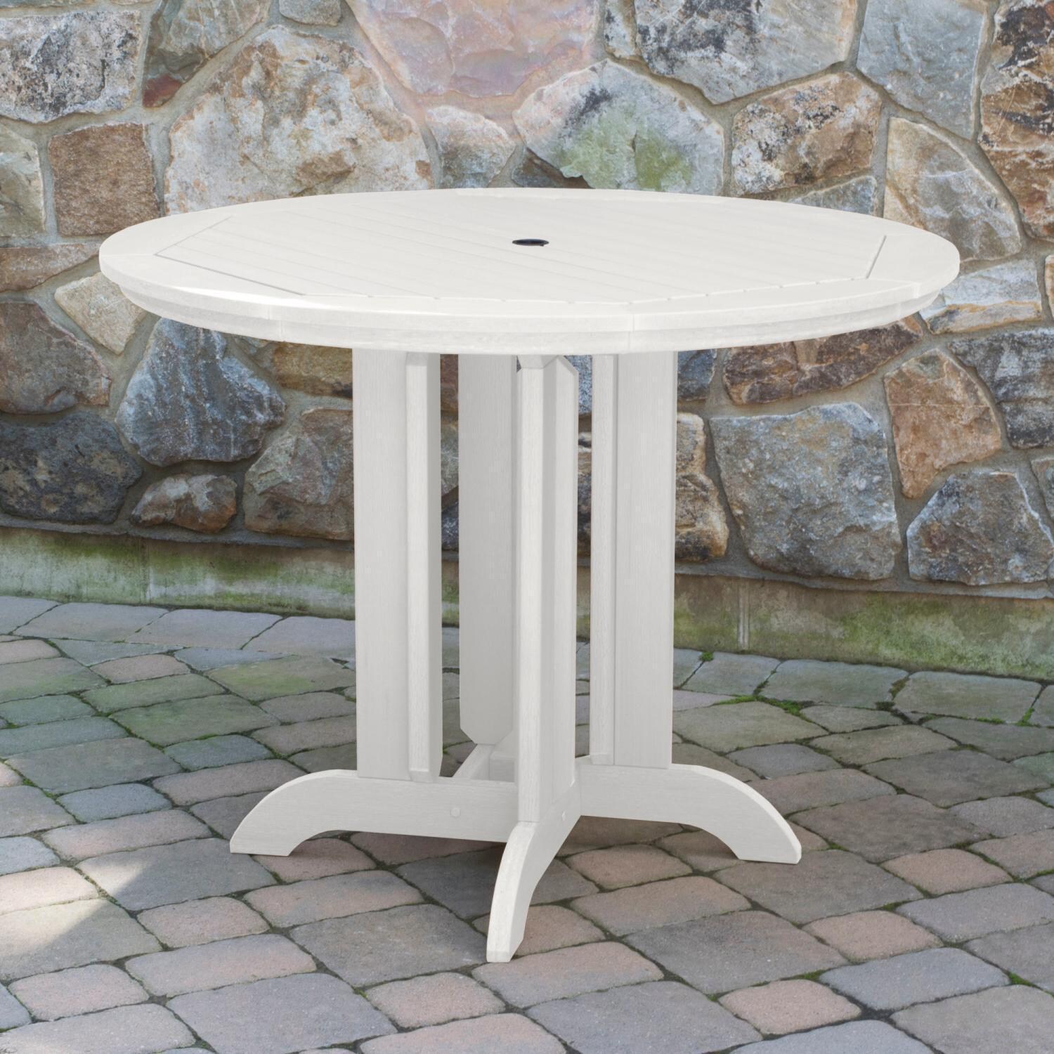 Lakeview Elm Pointe 5 Piece Round Counter Height Dining Set - White - Table - Lifestyle thumbnail