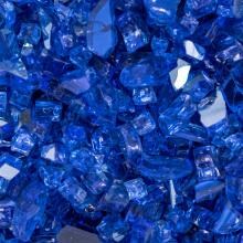 Lakeview Outdoor Designs 1/4-Inch Blue-Jay Reflective Fire Glass - 10 Pounds image