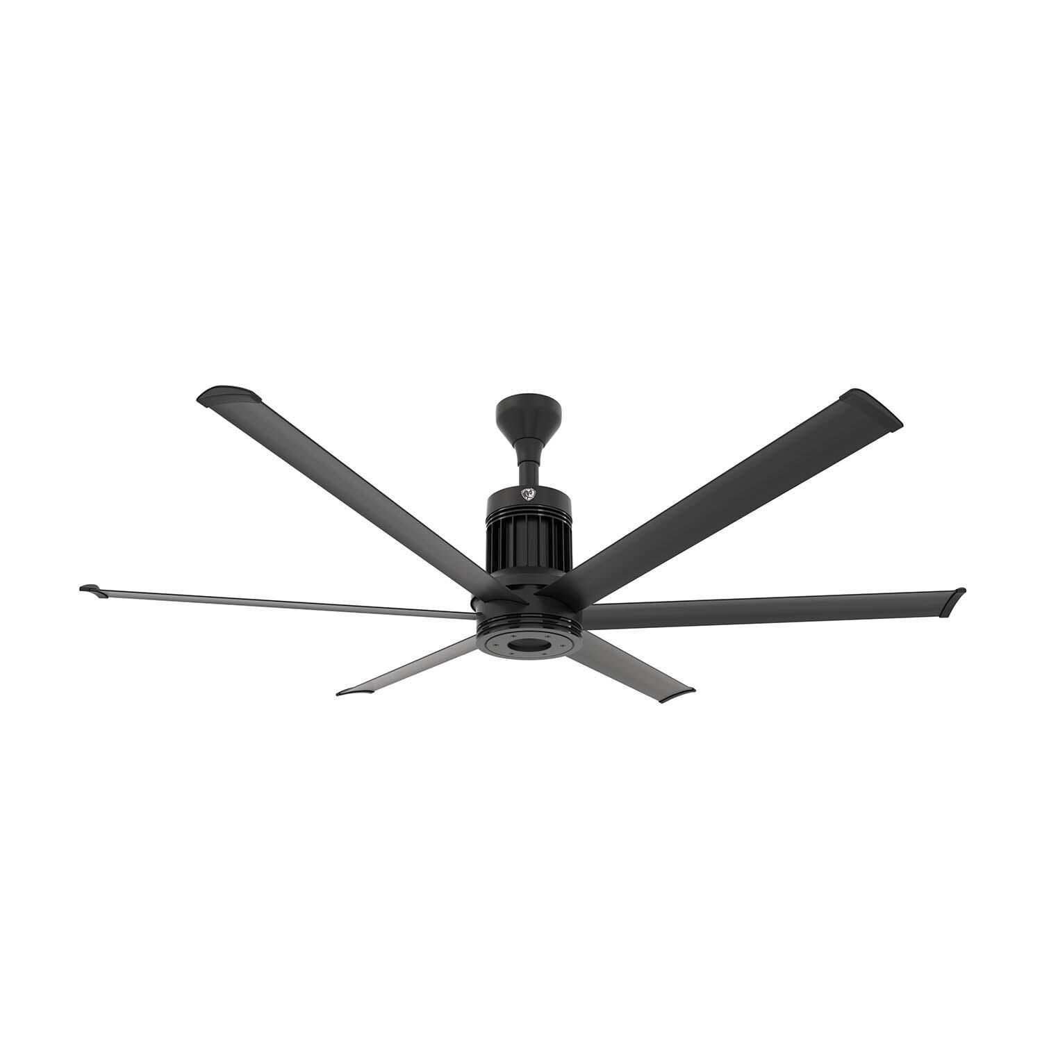 Big Ass Fans 72-Inch i6 Ceiling Fan Universal Mount W/6-Inch Ext Tube in Black - MK-I61-061906A728I06