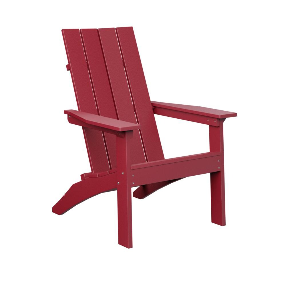 Mayhew Recycled Plastic Adirondack in Scarlet Red by Berlin Gardens
