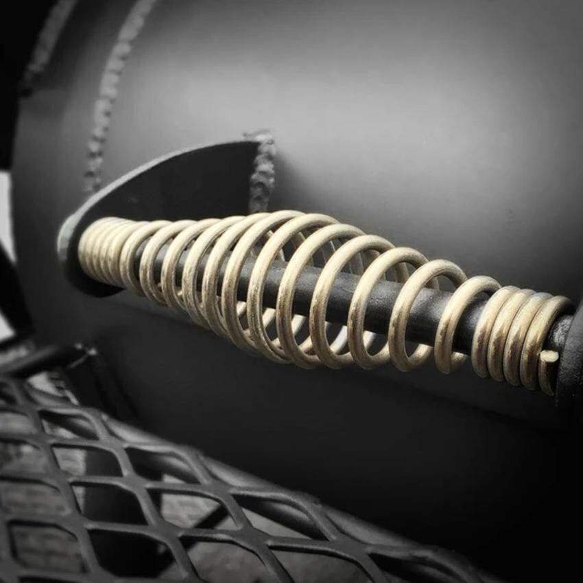 Texas Original Pits SGFB-16484020-XSL 16x48x40x22 Fully Loaded Pearsal Vertical Offset Smoker - Stay Cool Spring Handle thumbnail