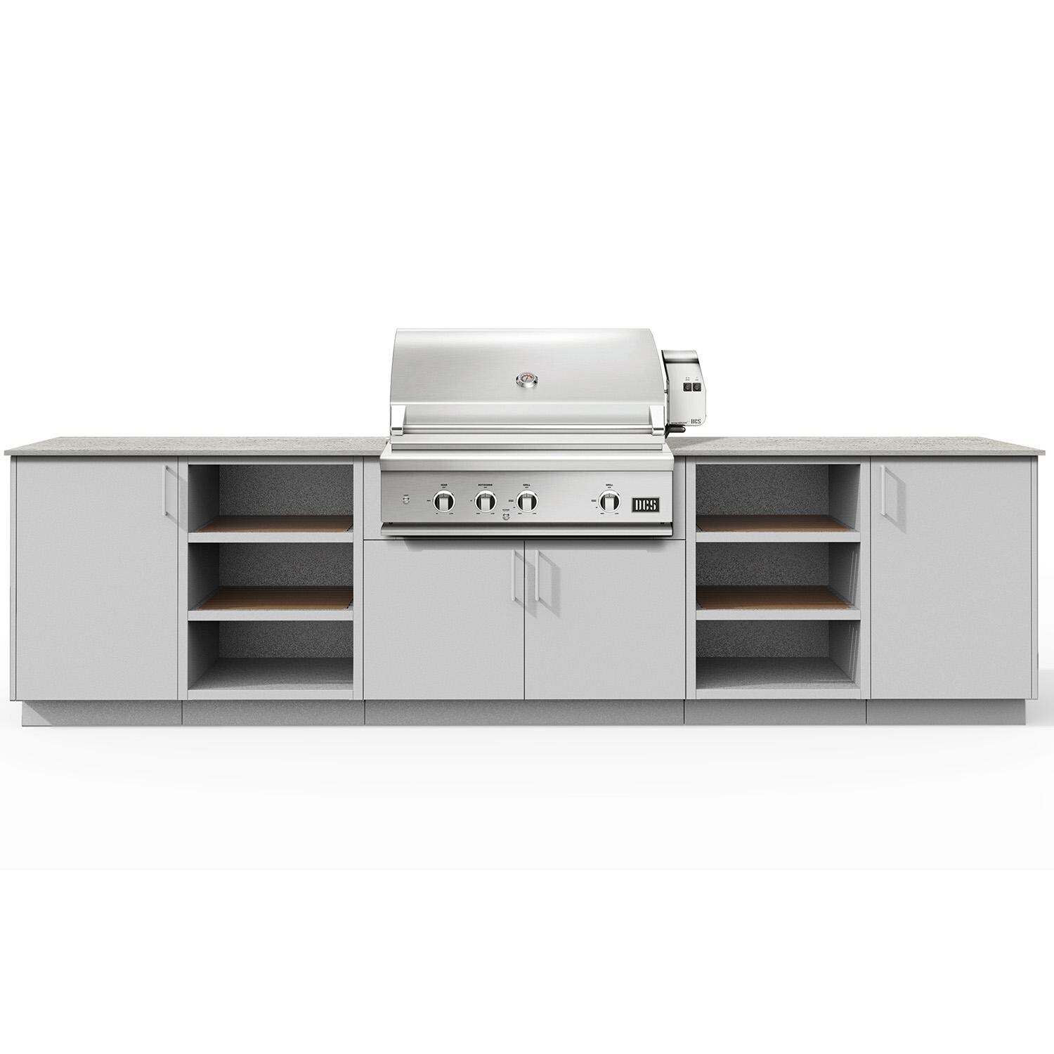 Urban Bonfire B-Savannah-36-DCS-Keon-Chantilly Savannah 36 Outdoor Kitchen w/ DCS Natural Gas Grill, Keon Countertop & Chantilly Finish thumbnail