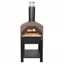 Chicago Brick Oven Americano Hybrid Residential Outdoor Pizza Oven On Stand - Propane - Terra Cotta - CBO-O-STD-AMR-HYB-LP-TC image