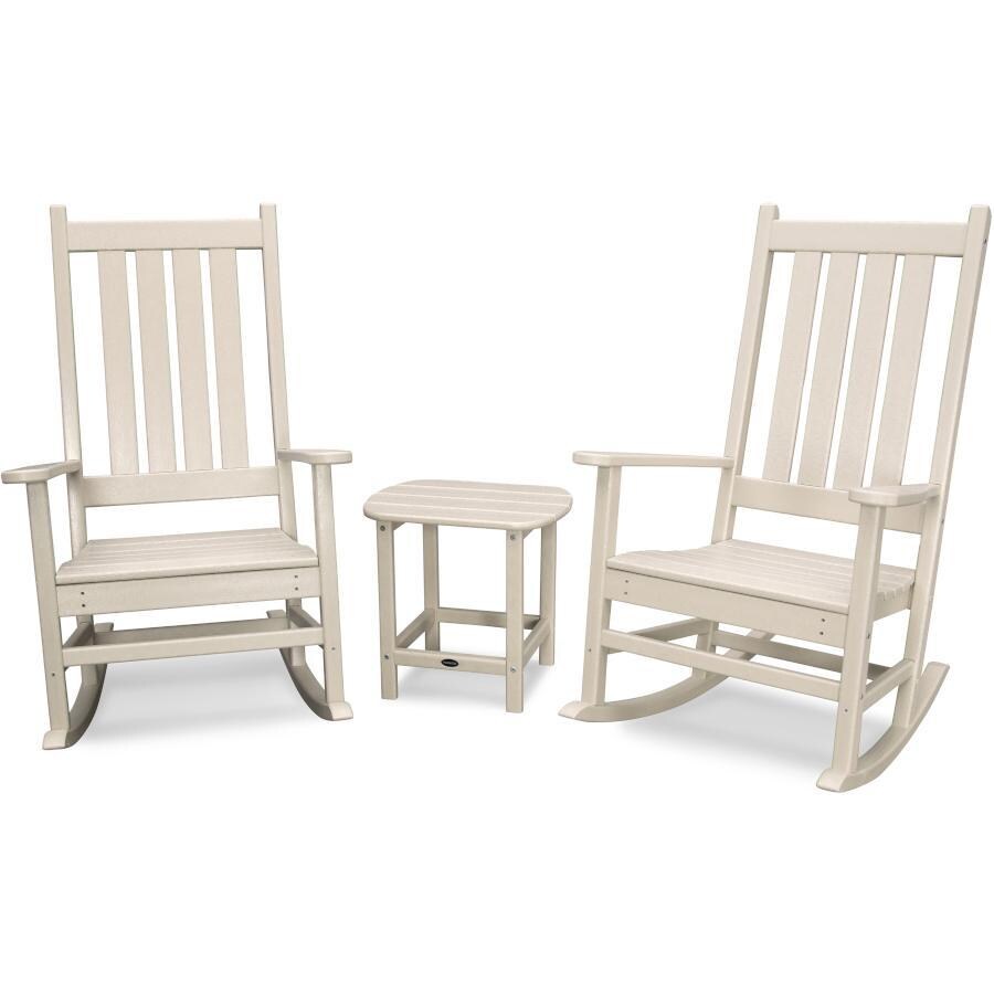POLYWOOD PWS355-1-SA Vineyard 3-Piece Rocking Set in Sand thumbnail