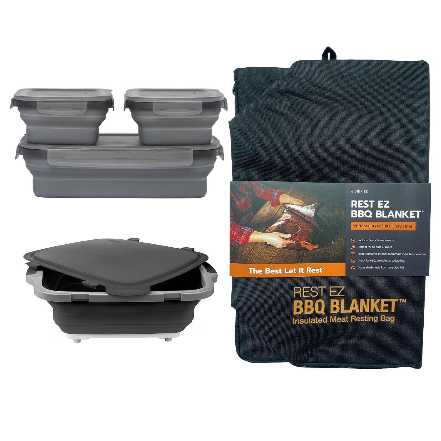 Drip EZ V2 Prep, Rest & Storage Bundle - L Black/Charcoal