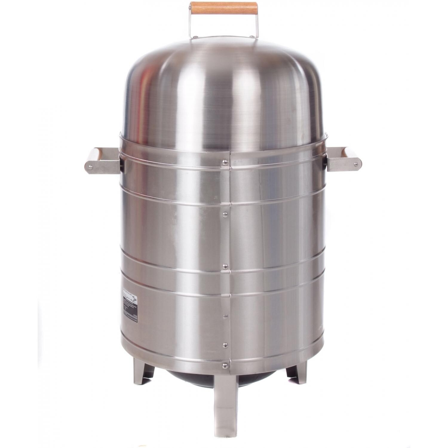 Meco Charcoal Water Smoker - Stainless - 5025 - Rear View thumbnail
