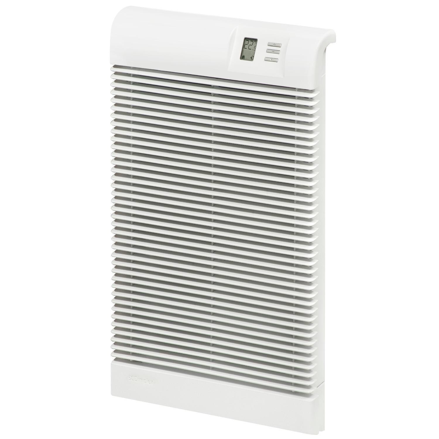 Dimplex - PCH2000TCW - 10-Inch 2000W Fan Forced Precision Comfort Heater - 240 V - White - Side Angle View thumbnail