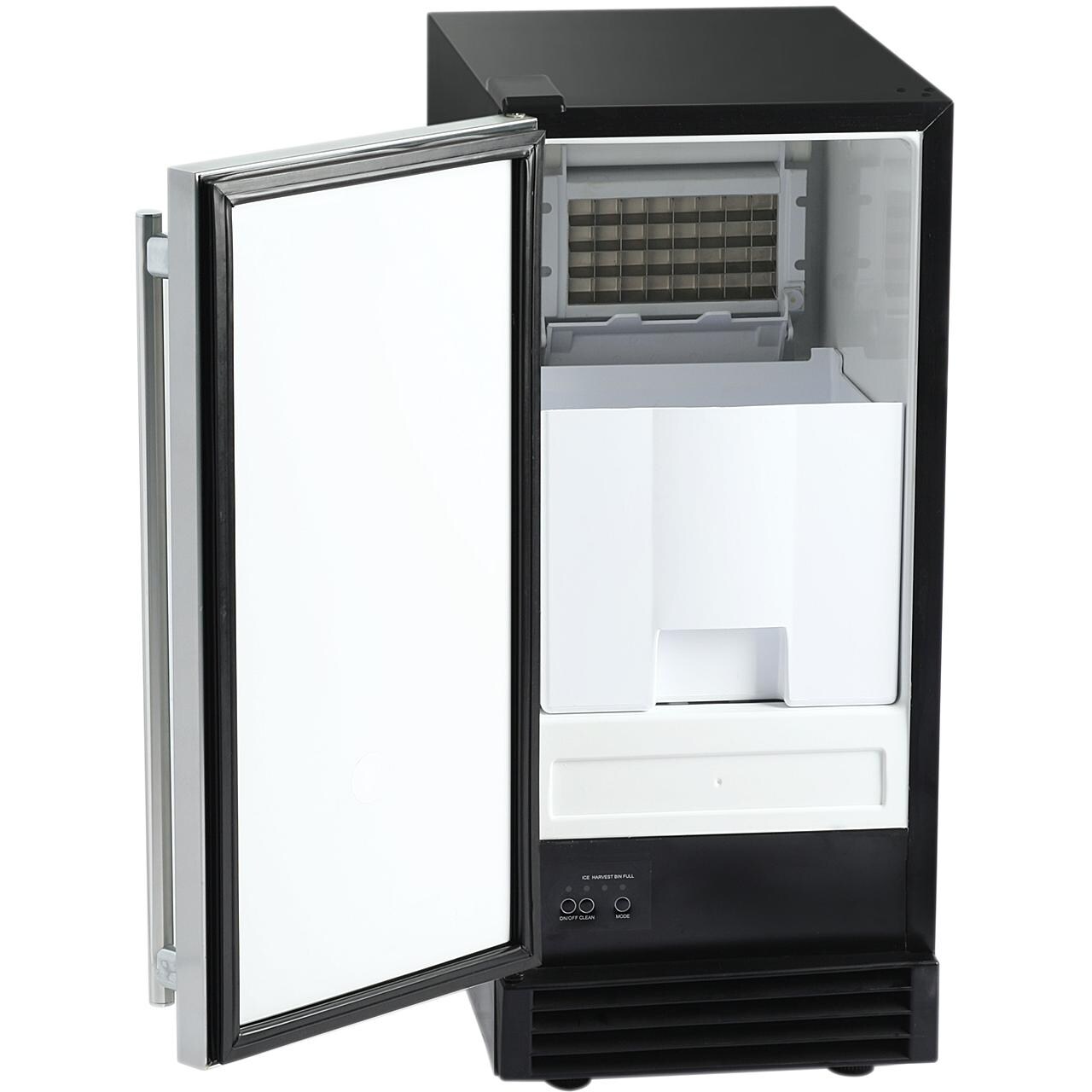 Orien FS-55IM 44 Lb. Built-In Undercounter Clear Ice Maker Open thumbnail