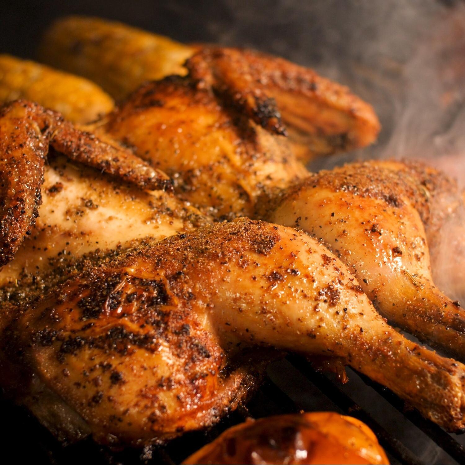 Traeger TFB57GLE Pro 575 Wood Pellet Grill - Cooking Chicken thumbnail