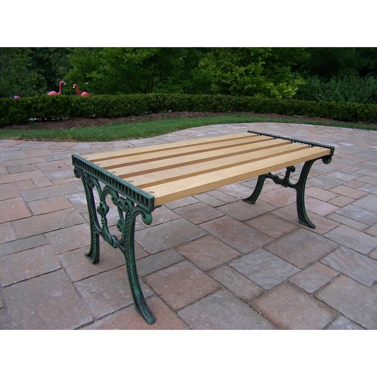 Oakland Living Wood Patio Coffee Table Verdi Green BBQGuys