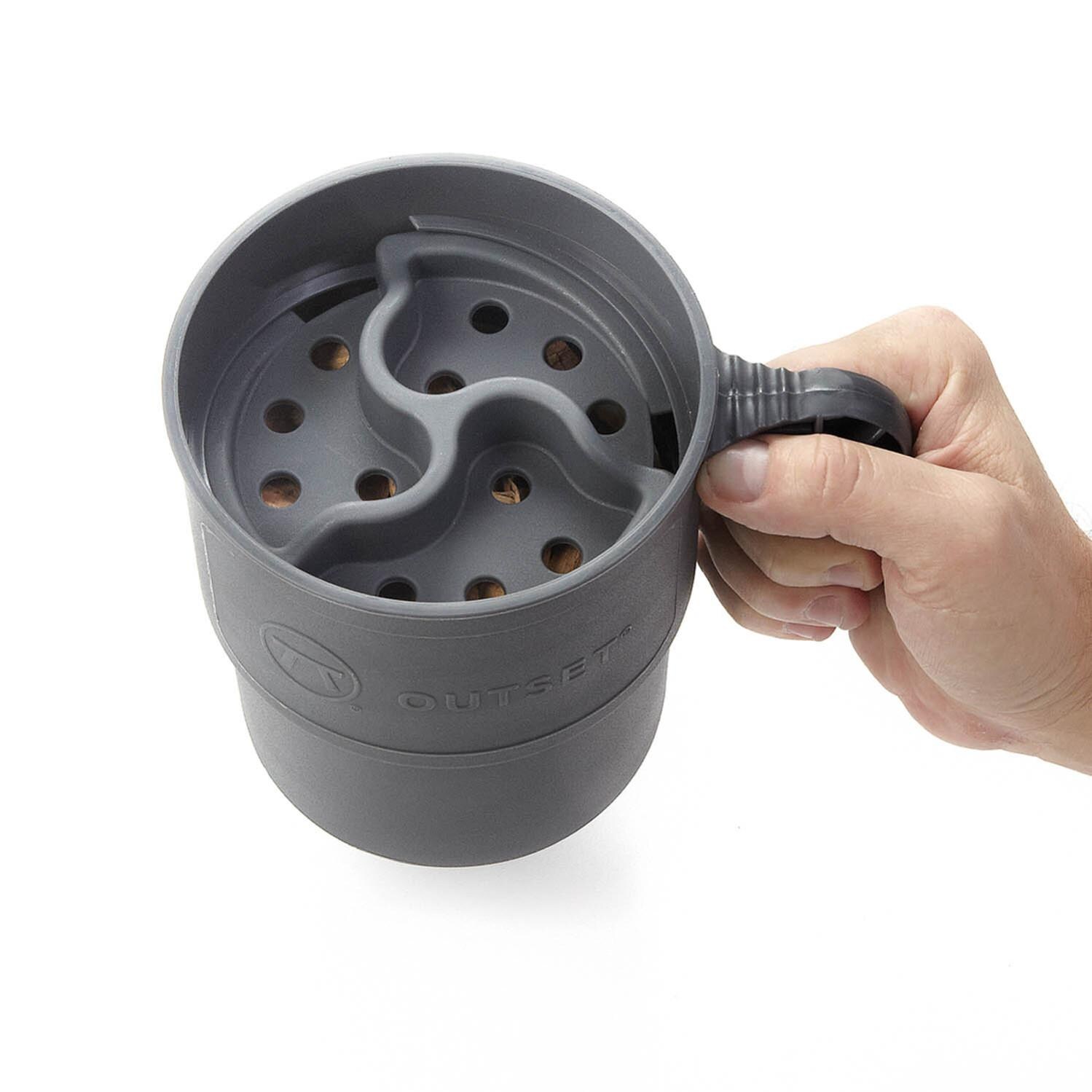 Wood Chip Soaker With Handle - Lid Closed Top View thumbnail