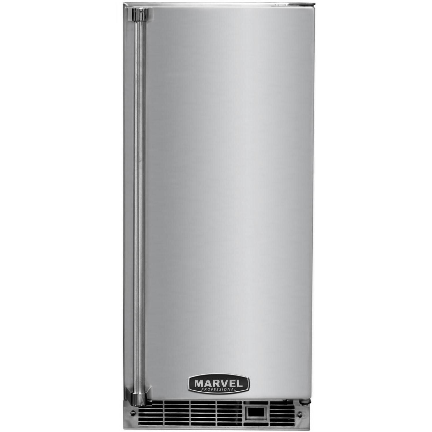 Marvel Professional 15-inch Built-In Right Hinge Ice Maker - Stainless Steel - MPRO30IMT-BS-R