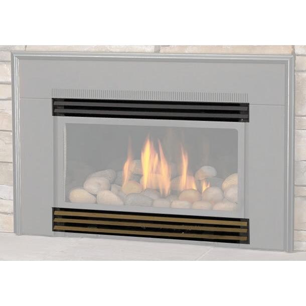 Napoleon GI-1LAB Upper / Lower Louvres - Black / Antique Brass