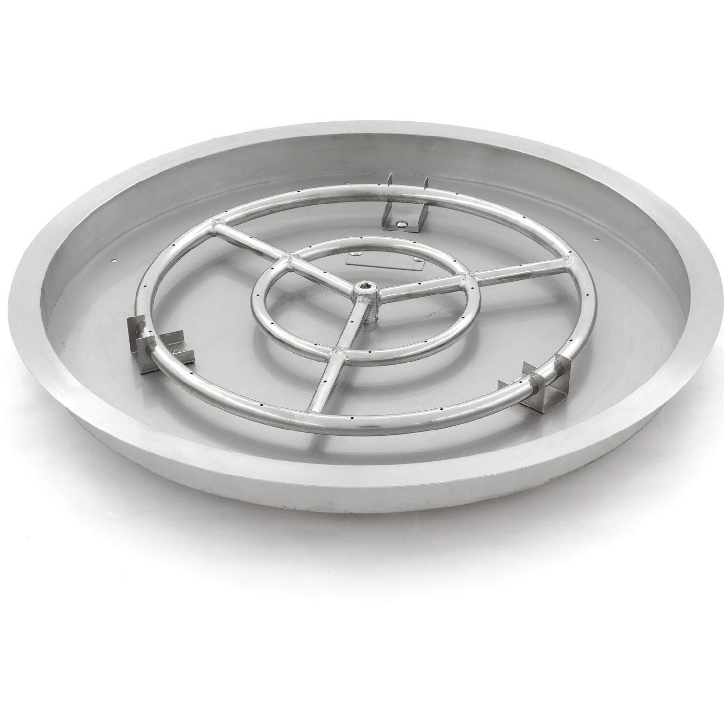  BBQGuys Signature Series 25-Inch Round Propane Drop-In Pan With Ring Burner thumbnail