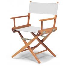 World Famous Dining Height Director Chair By Telescope Casual - Varnish/White image